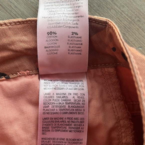 Mother The Catch All High Rise Ankle Pants in Mushroom Mayhem Size 26 - Picture 11 of 13